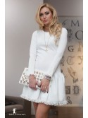 Cream dress 9898 - Online store - Boutique